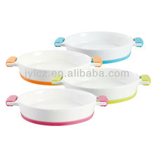 round lasagne dish,large size